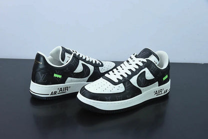Nike X Louis Vutton Air Force 1's "Black White"