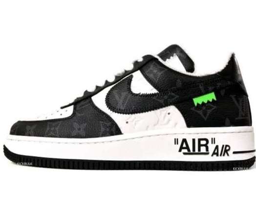 Nike X Louis Vutton Air Force 1's "Black White"